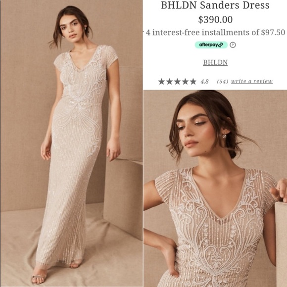 Anthropologie x BHLDN Sanders Embellished Dress - Picture 4 of 15